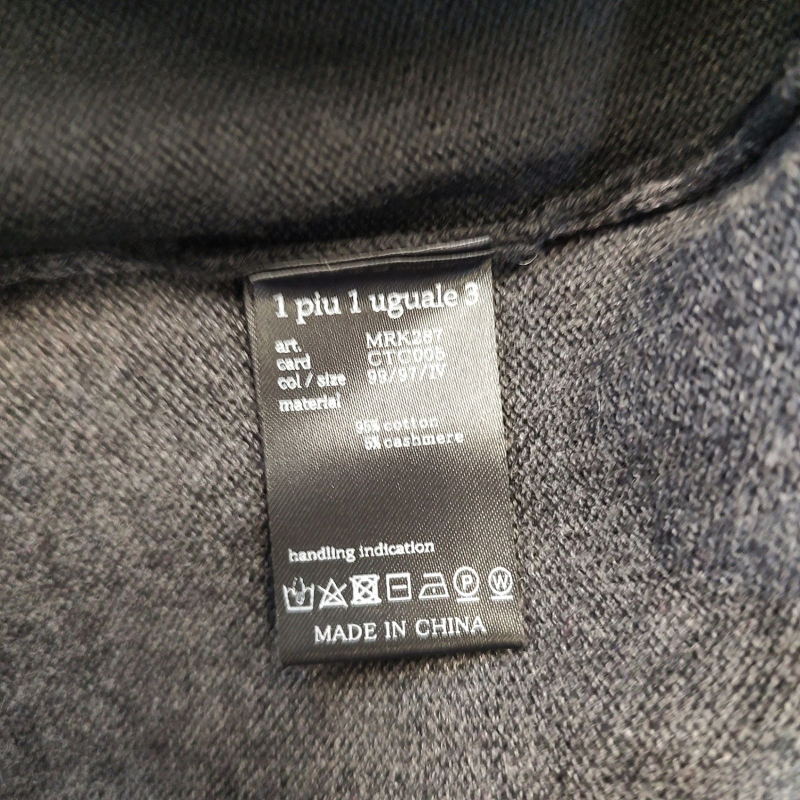 1PIU1UGUALE3 ウノピゥウノウグァーレトレ L/S 2TONE RAGLAN CREW 