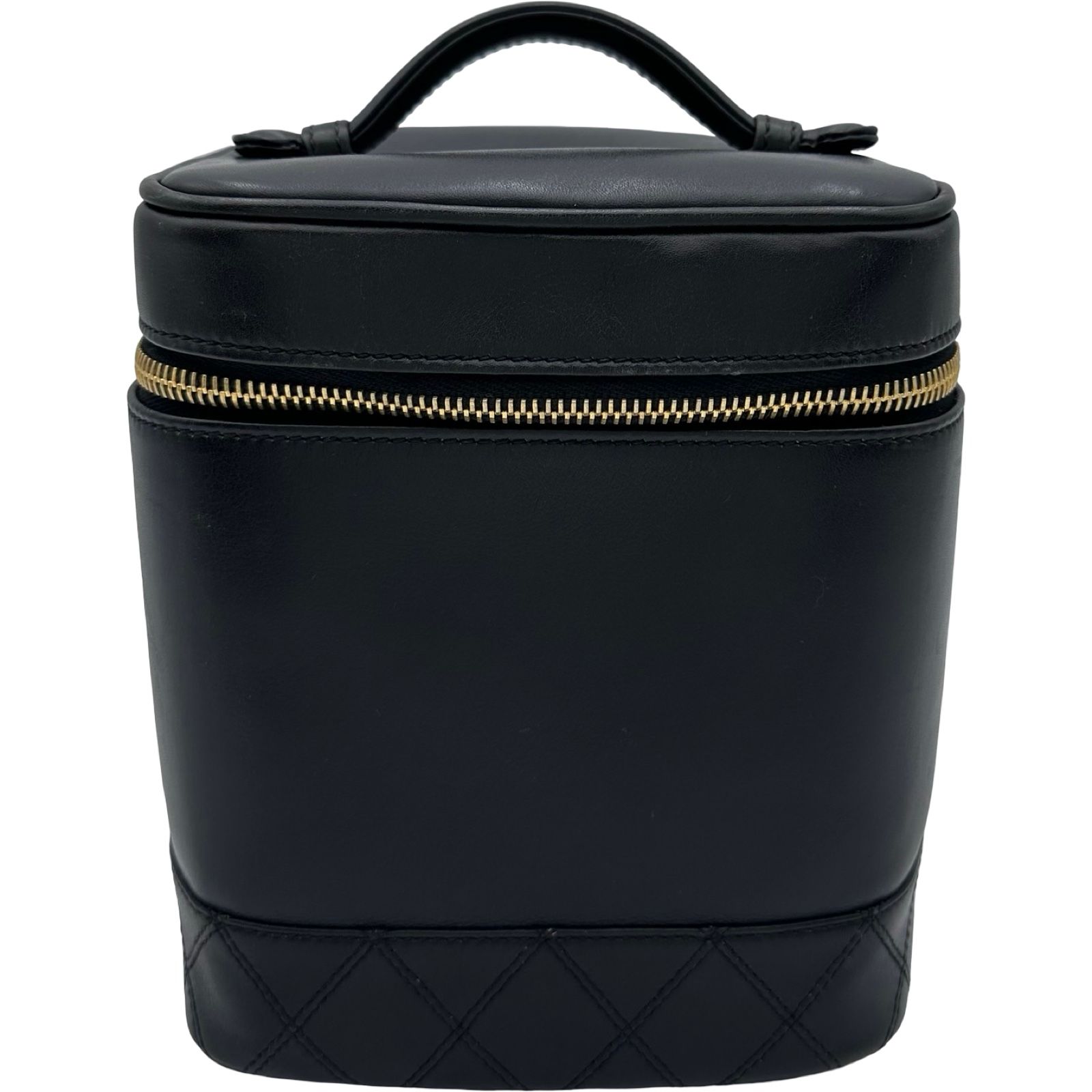 シャネル CHANEL ビコローレ バニティバッグ A01619 4番台 ブラック 