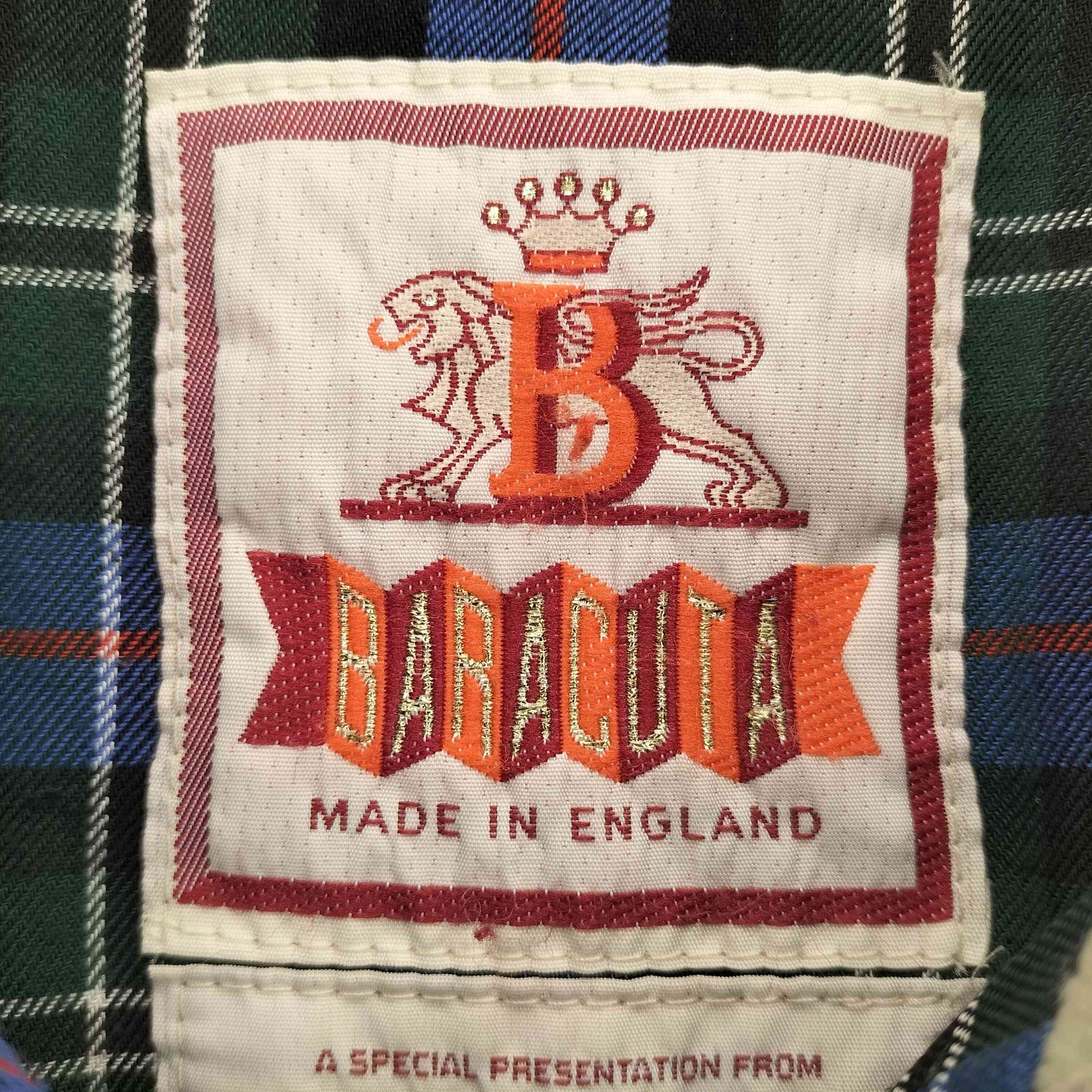 バラクータ BARACUTA 80s 英国製 G9 ハリントンジャケット メンズ 表記