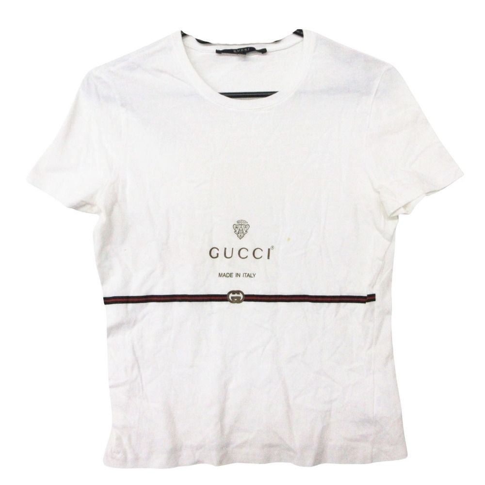美品✨GUCCI グッチ 半袖 ポロシャツ シェリーライン 総柄 コットン L 中古・古着通販】GUCCI (グッチ) GG柄シェリーラインポロシャツ