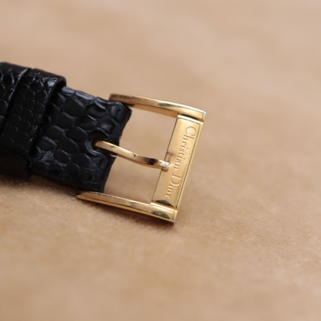 クリスチャンディオール カナージュ D82-150 Christian Dior 黒文字盤