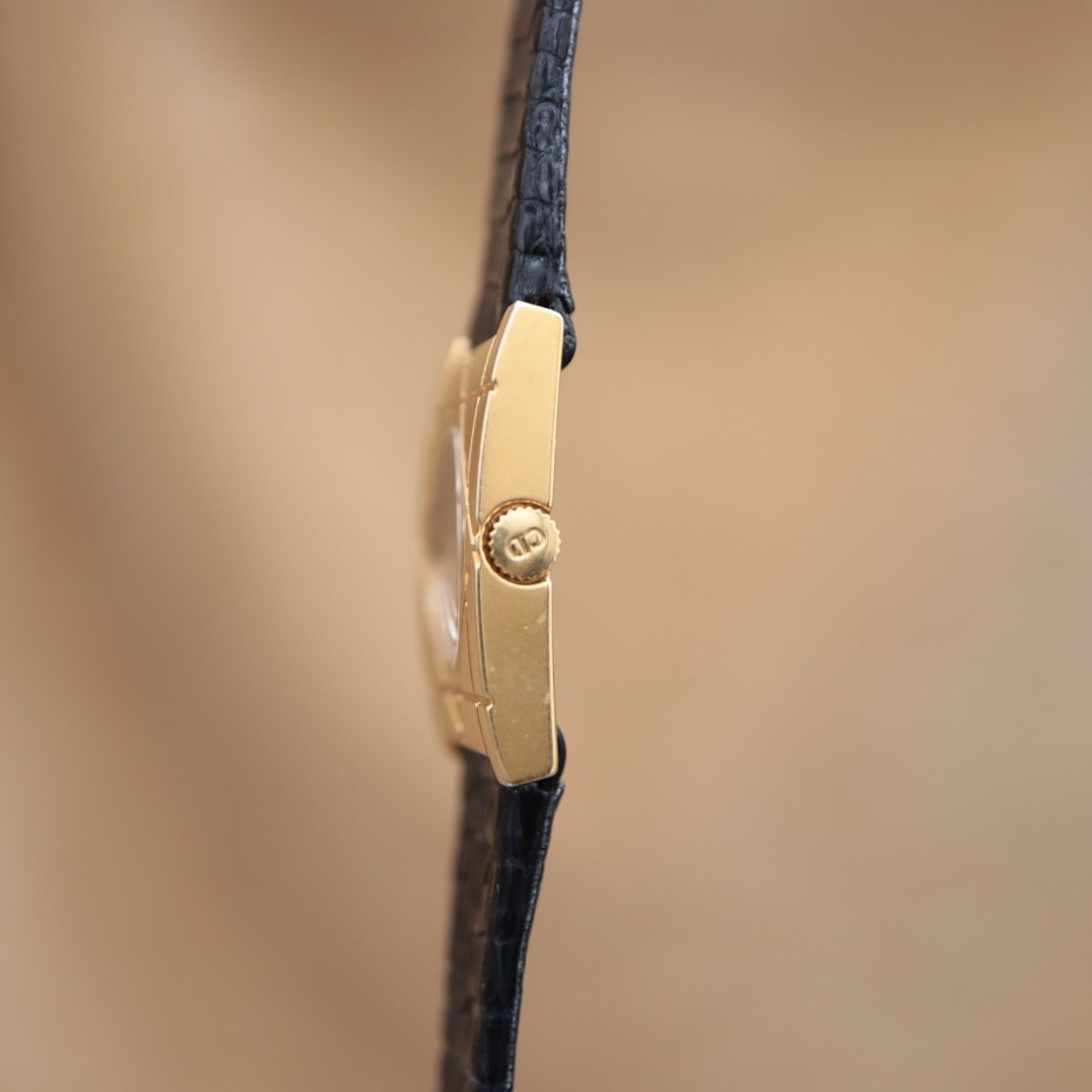 クリスチャンディオール カナージュ D82-150 Christian Dior 黒文字盤