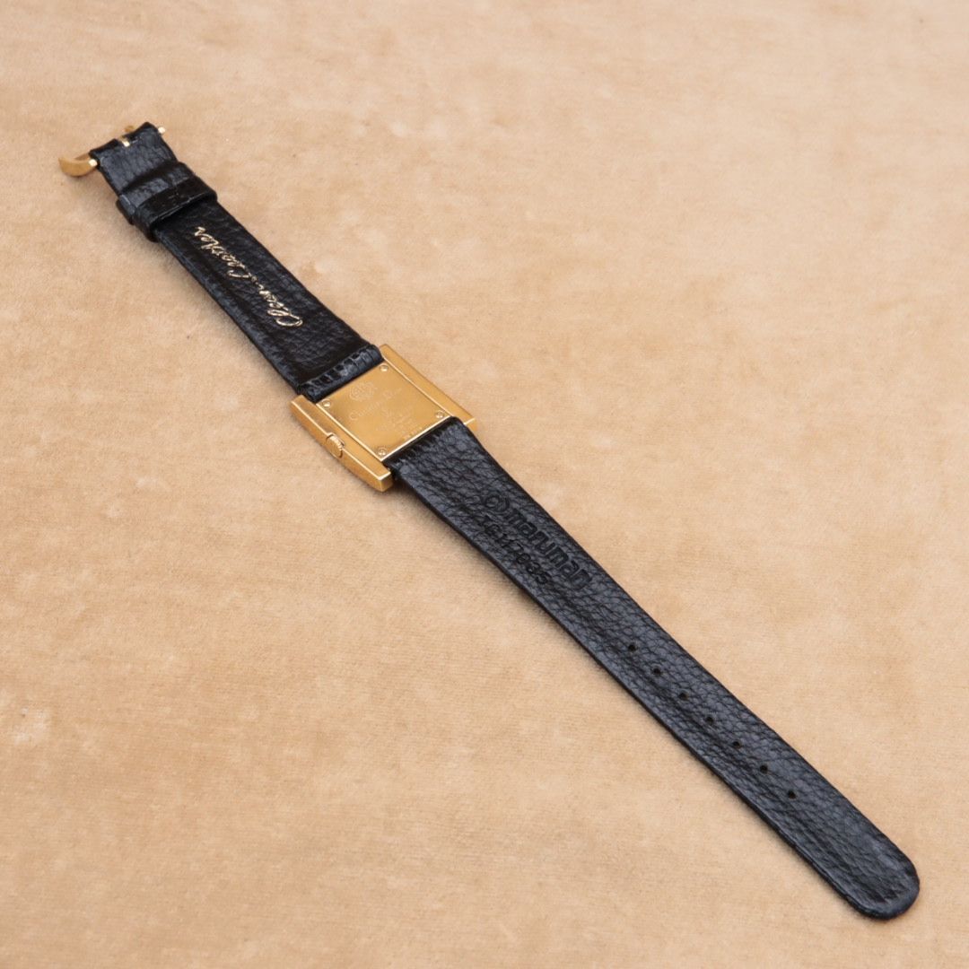 クリスチャンディオール カナージュ D82-150 Christian Dior 黒文字盤