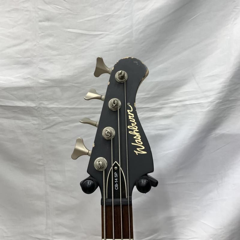 中古】Washburn エレキベース CB-14 SP ウッド △本体キズ/つまみ