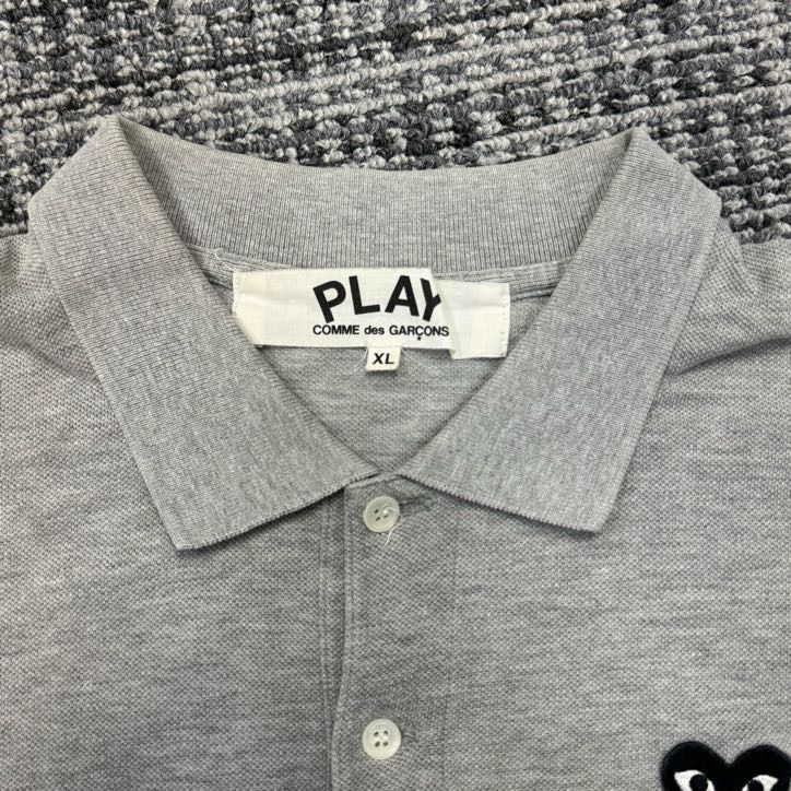 PLAY COMME des GARCONS ハートワッペンポロシャツ 半袖 プレイ