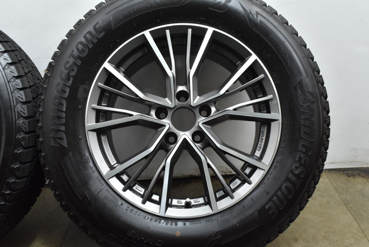 美品 バリ溝】MAK 17in 7.5J +38 PCD112 ブリヂストン ブリザック DM 