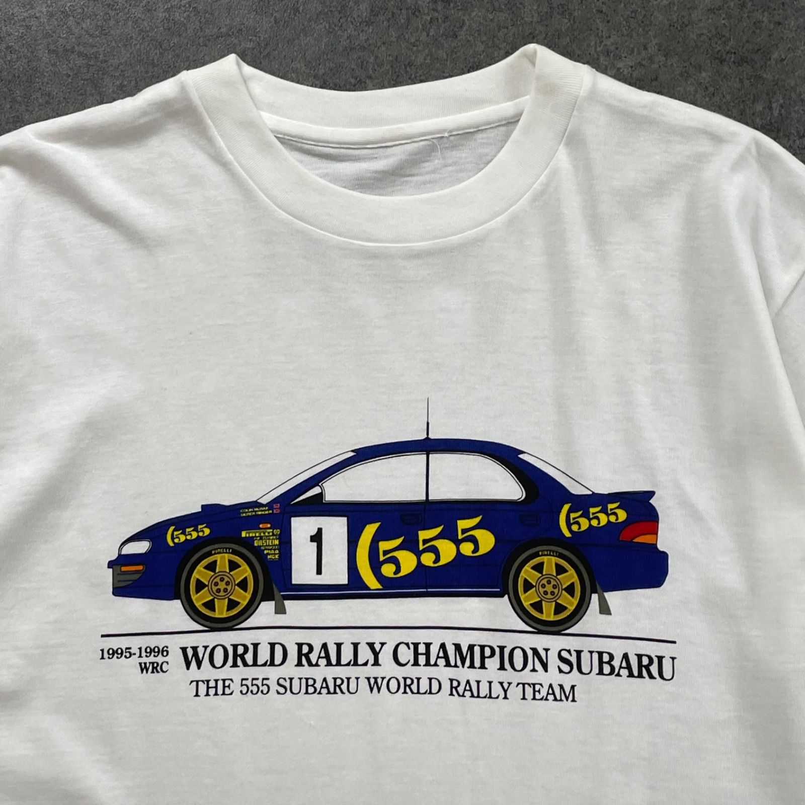 90s Vintage SUBARU 1995-1996 WRC World Rally Team スバル 555 