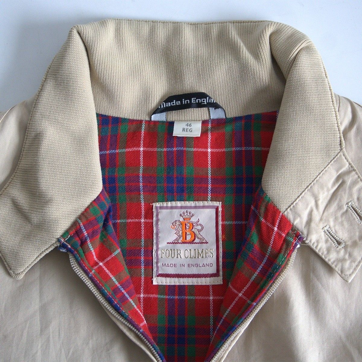 希少/FOUR CLIMESタグ】BARACUTA【G9 スウィングトップ ハリントン