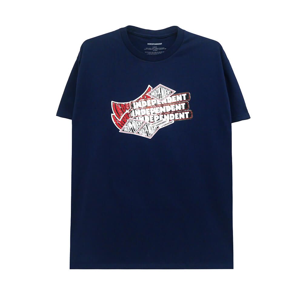 INDEPENDENT ネイビー Tシャツ 【公式通販】