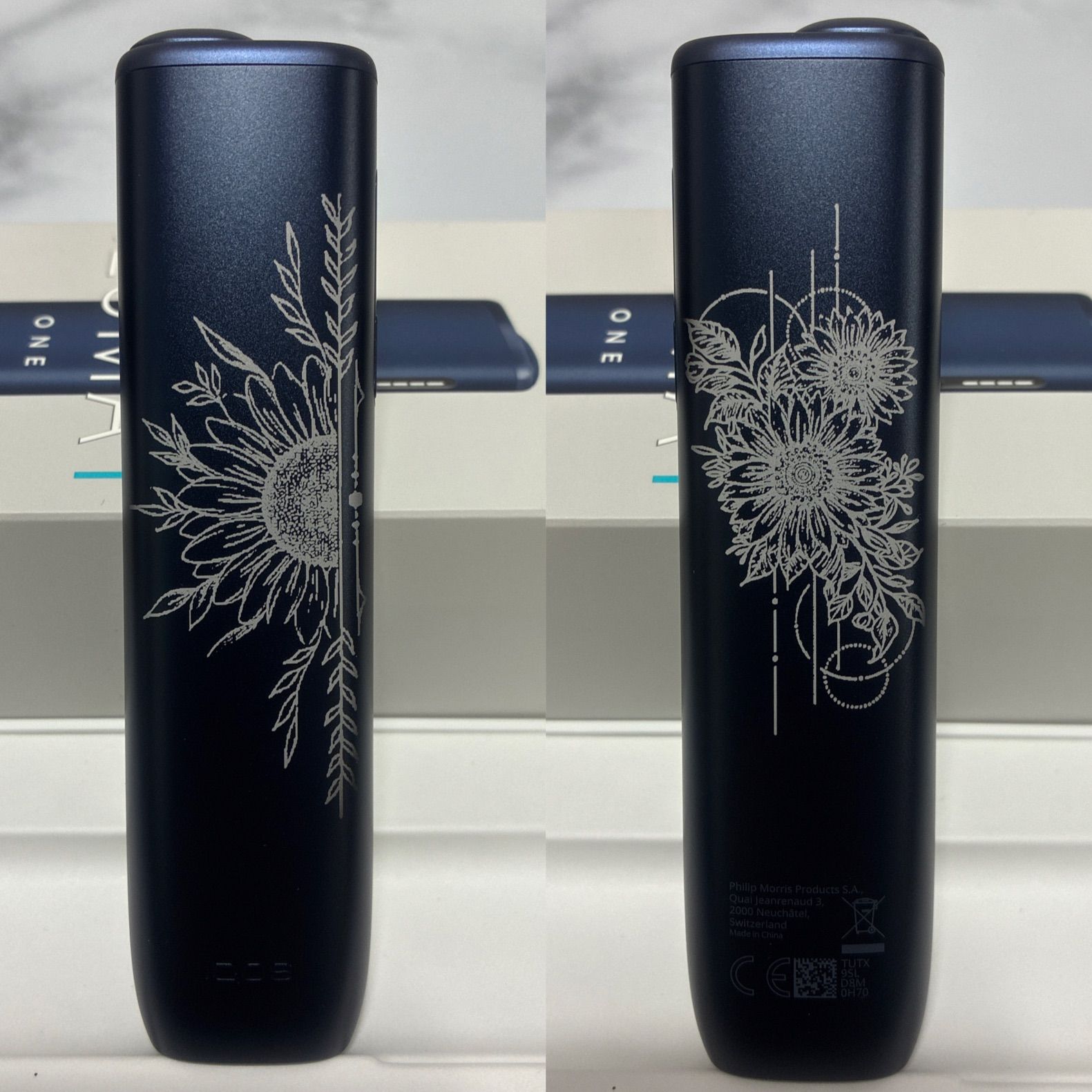 向日葵 タトゥー デザイン iQOS ILUMA i ONE アイコス イルマ iワン 