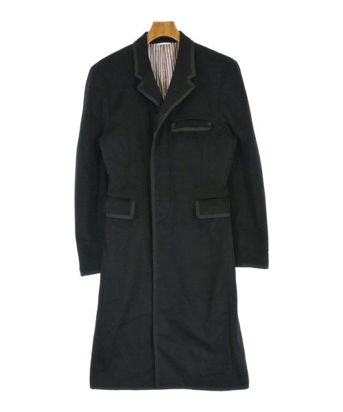 美品❗️ THOM BROWNE. トムブラウン カシミヤ チェスターコート THOM BROWNE チェスターコート メンズ 【古着】【中古】【送料無料