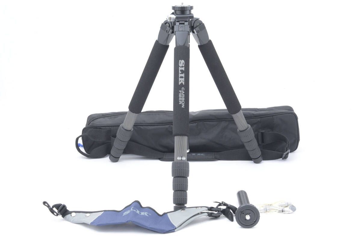 ☆極上品☆SLIK カーボン三脚 CARBON MASTER 924 PRO☆ YM9895＃15 