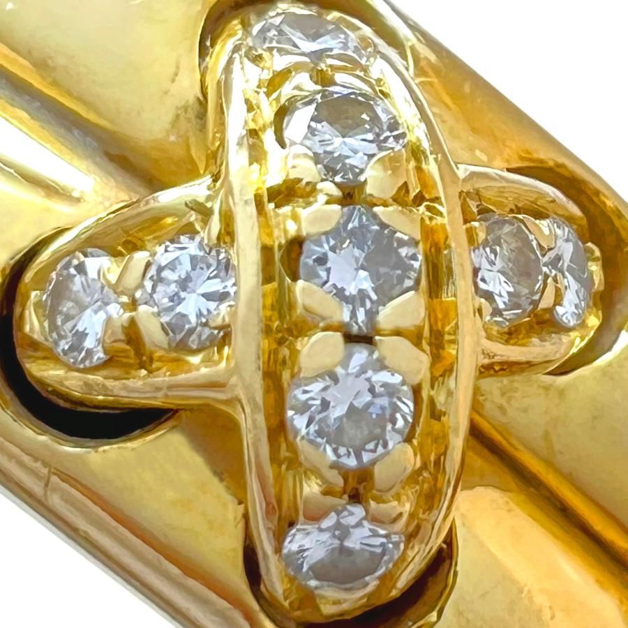 CHAUMET ショーメ リング リアン ダイヤ 750 K18 YG ヴィンテージ 9号