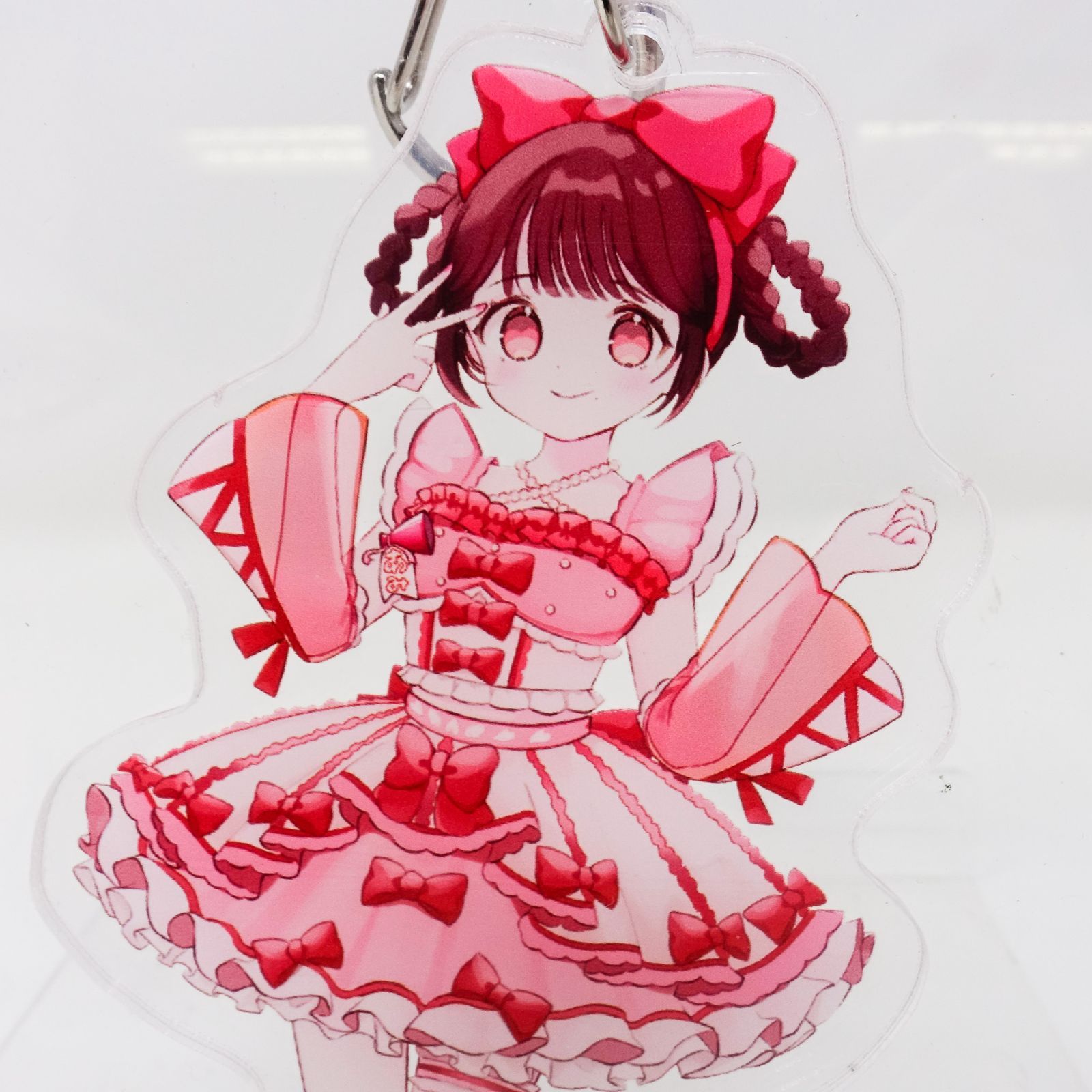 CO5428 未使用品 MEGAFON 星野あみ 缶バッジ イラストアクリル