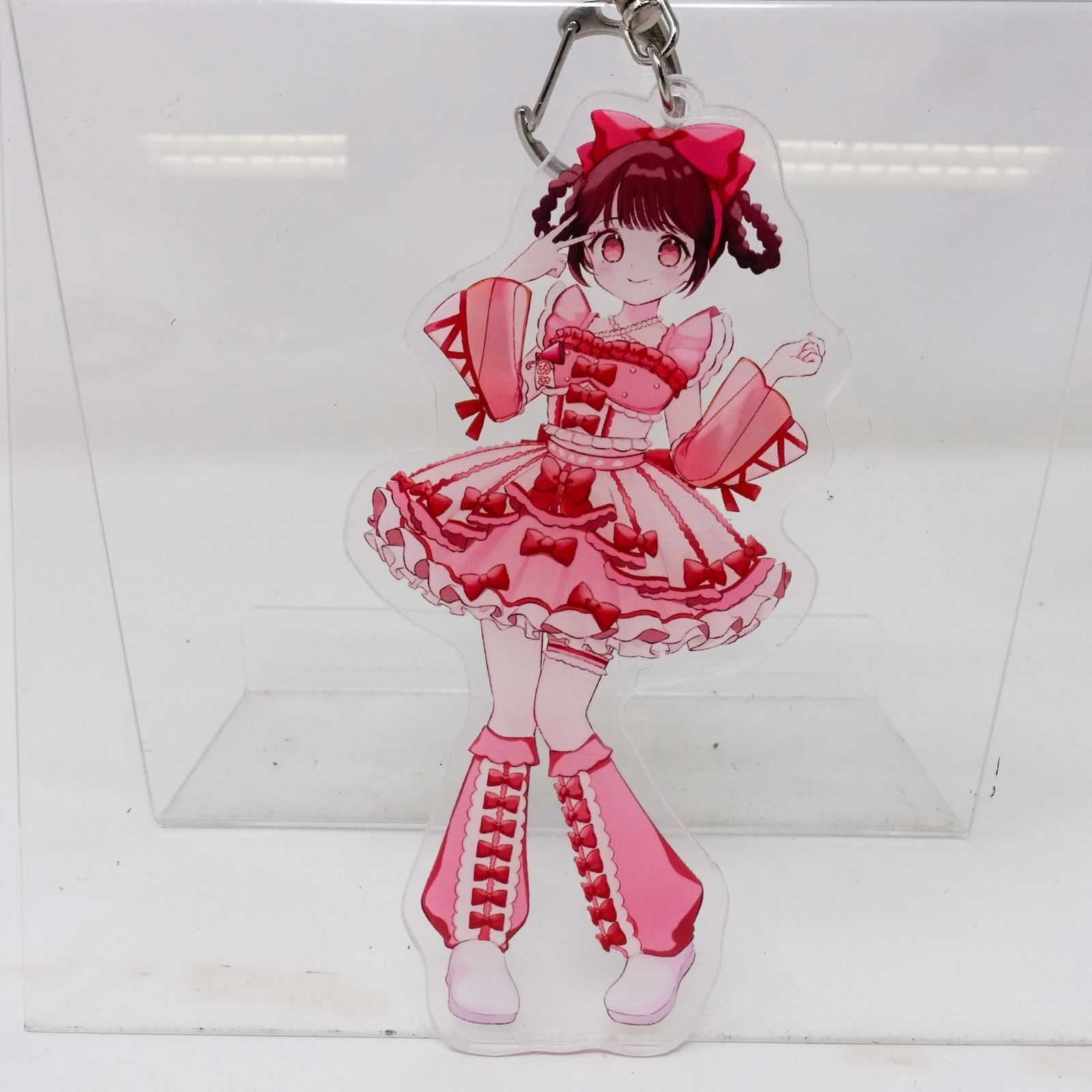 CO5428 未使用品 MEGAFON 星野あみ 缶バッジ イラストアクリル