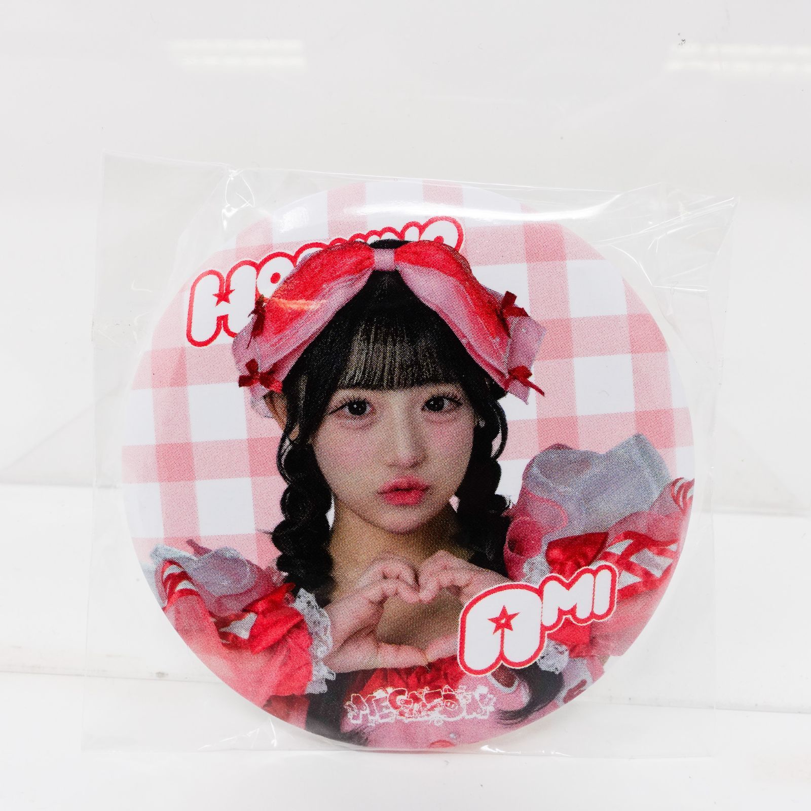 CO5428 未使用品 MEGAFON 星野あみ 缶バッジ イラストアクリル