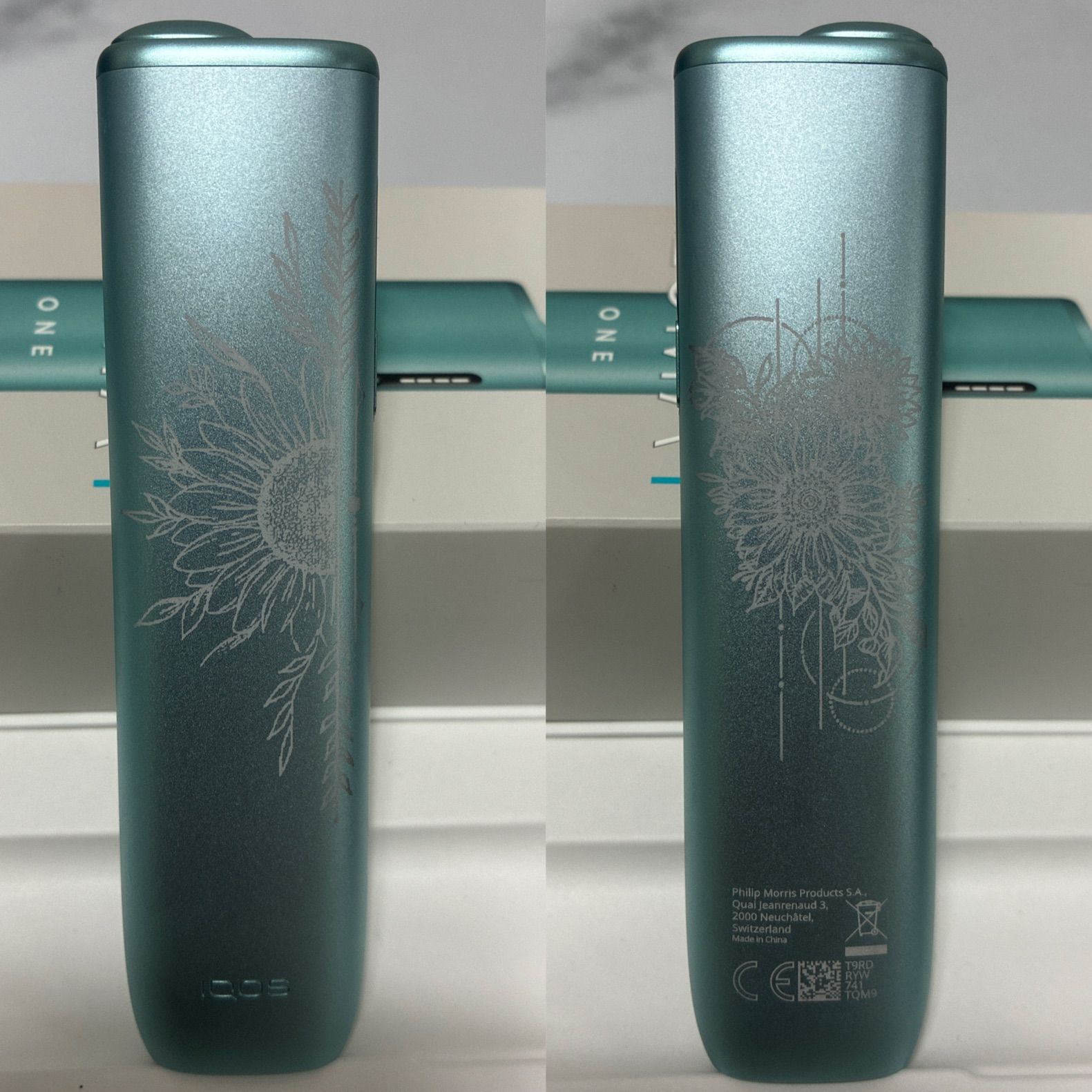 向日葵 タトゥー デザイン iQOS ILUMA i ONE アイコス イルマ i ワン 