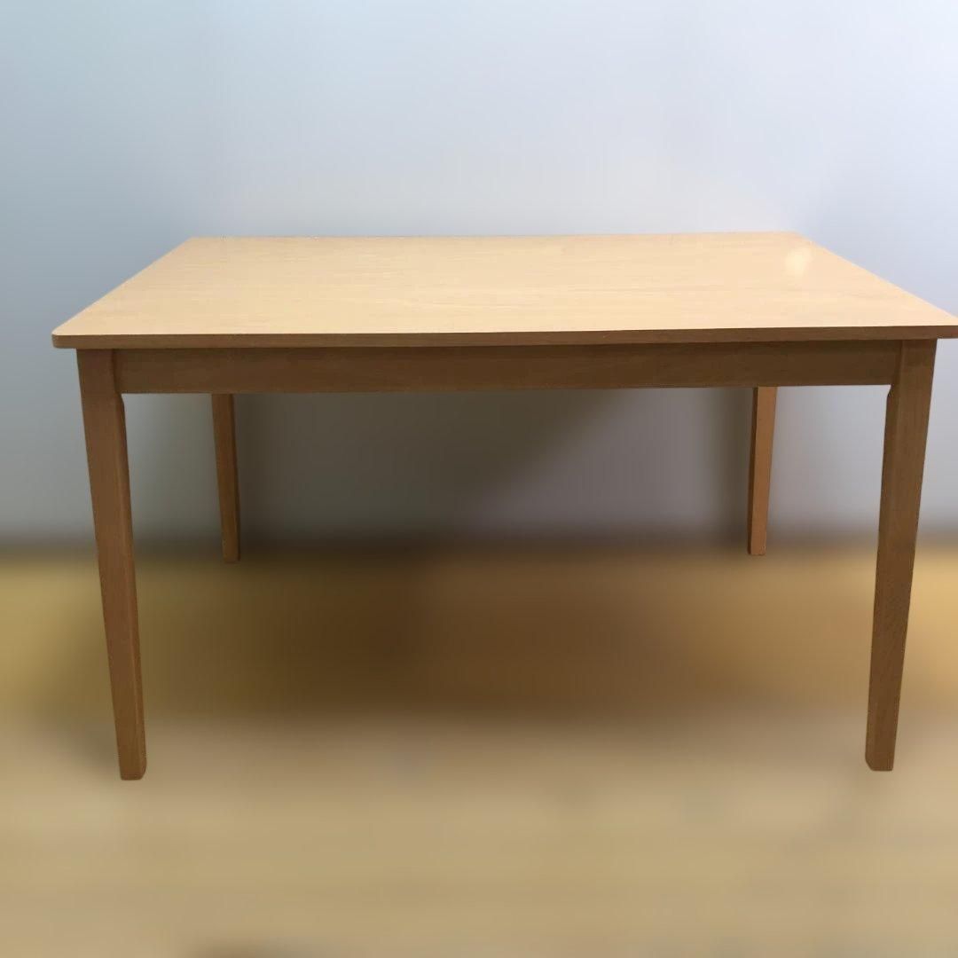 ニトリ ダイニングテーブル 120cm ビーチ ナチュラル 木製 食卓 