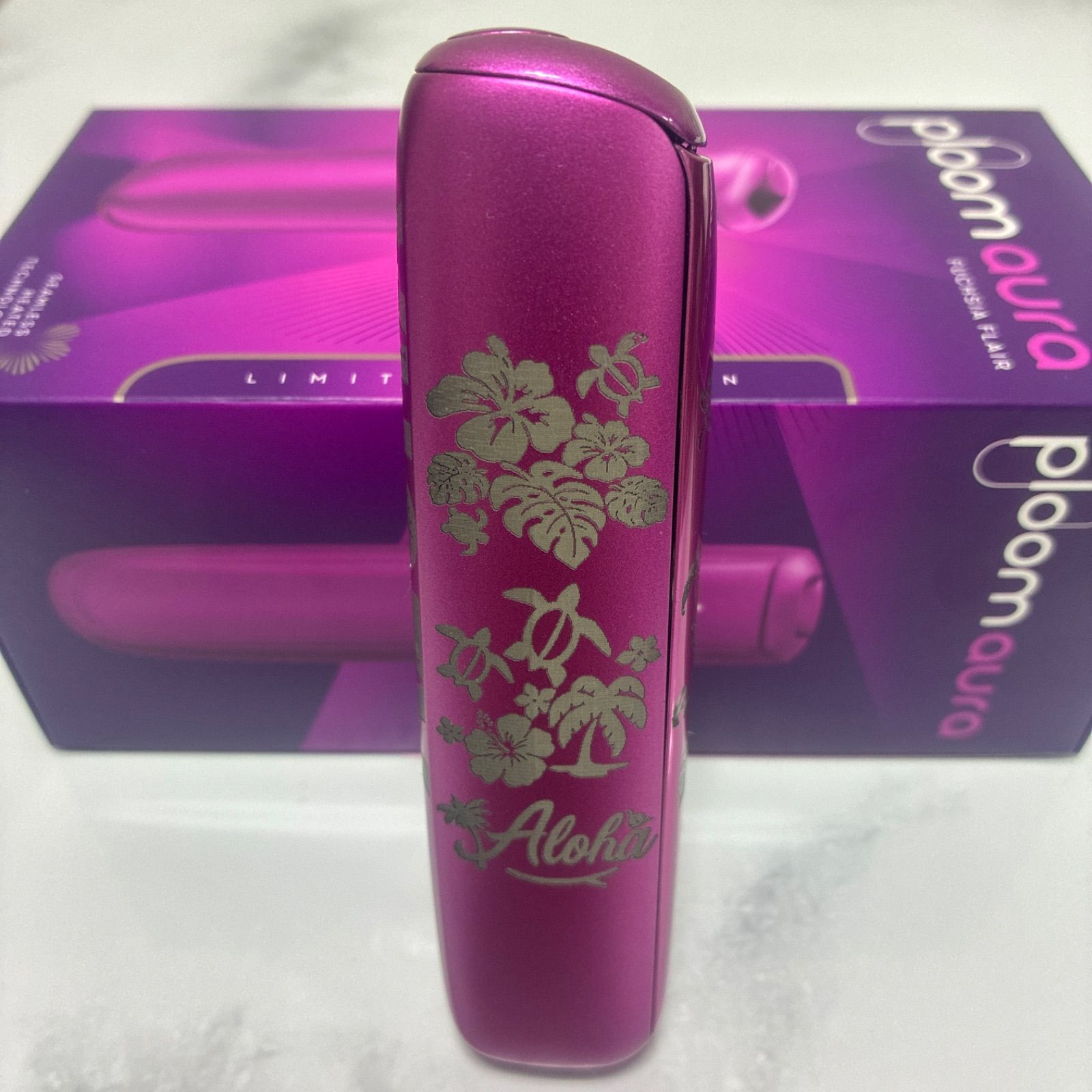 ハイビスカス ホヌ 加工 プルームオーラ Ploom aura フューシャフレア ハイビスカス ホヌ 加工 プルーム オーラ Ploom aura フューシャフレア