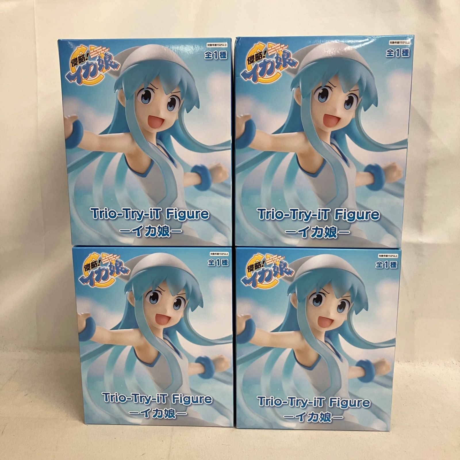 未開封 侵略イカ娘 Trio-Try-iT Figure イカ娘 フィギュア 4個セット