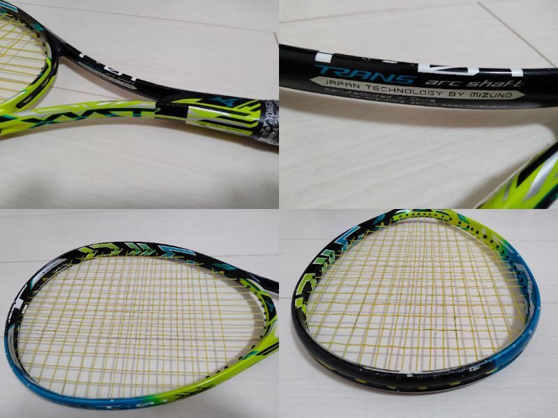 4本セット】MIZUNO XYST XZ100 T-01 ZZ F7 ミズノ ジスト 軟式用テニス