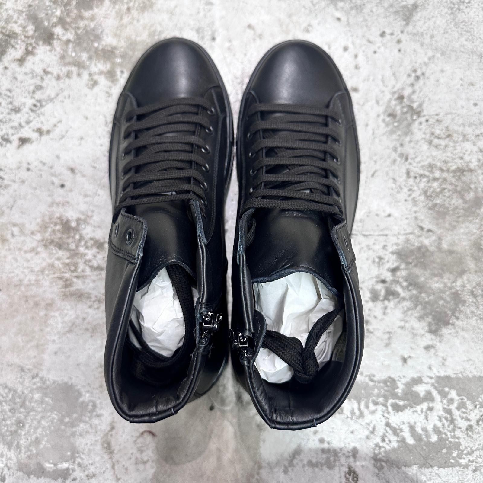 未使用 PELLICO SUNNY LOTUS HIGH CUT LEATHER SNEAKER ハイカット 