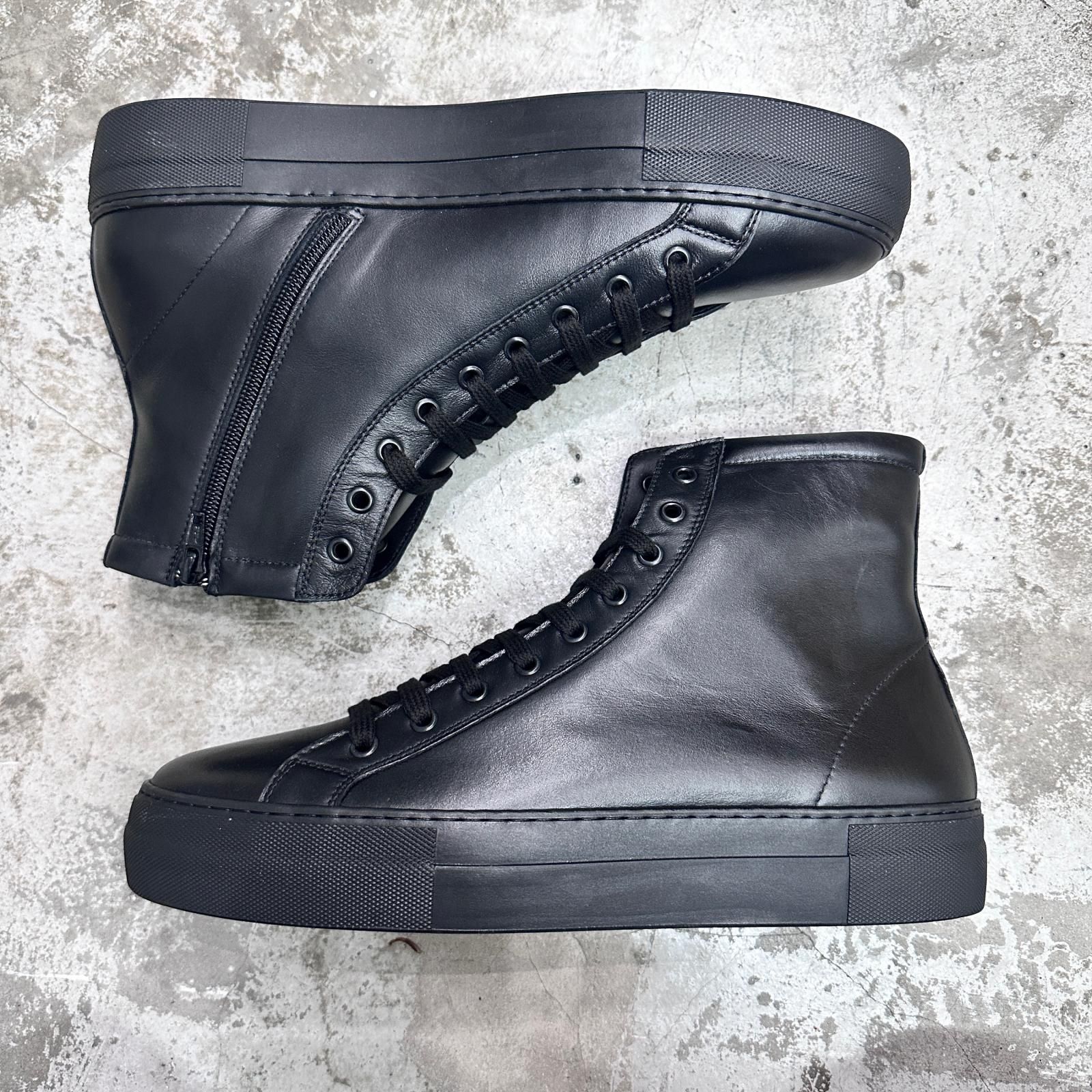 未使用 PELLICO SUNNY LOTUS HIGH CUT LEATHER SNEAKER ハイカット 