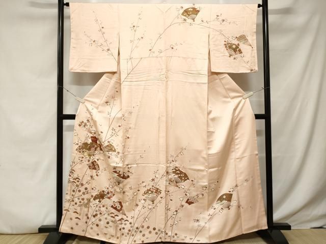 平和屋着物○訪問着 平和屋着物○訪問着 駒刺繍 扇面地