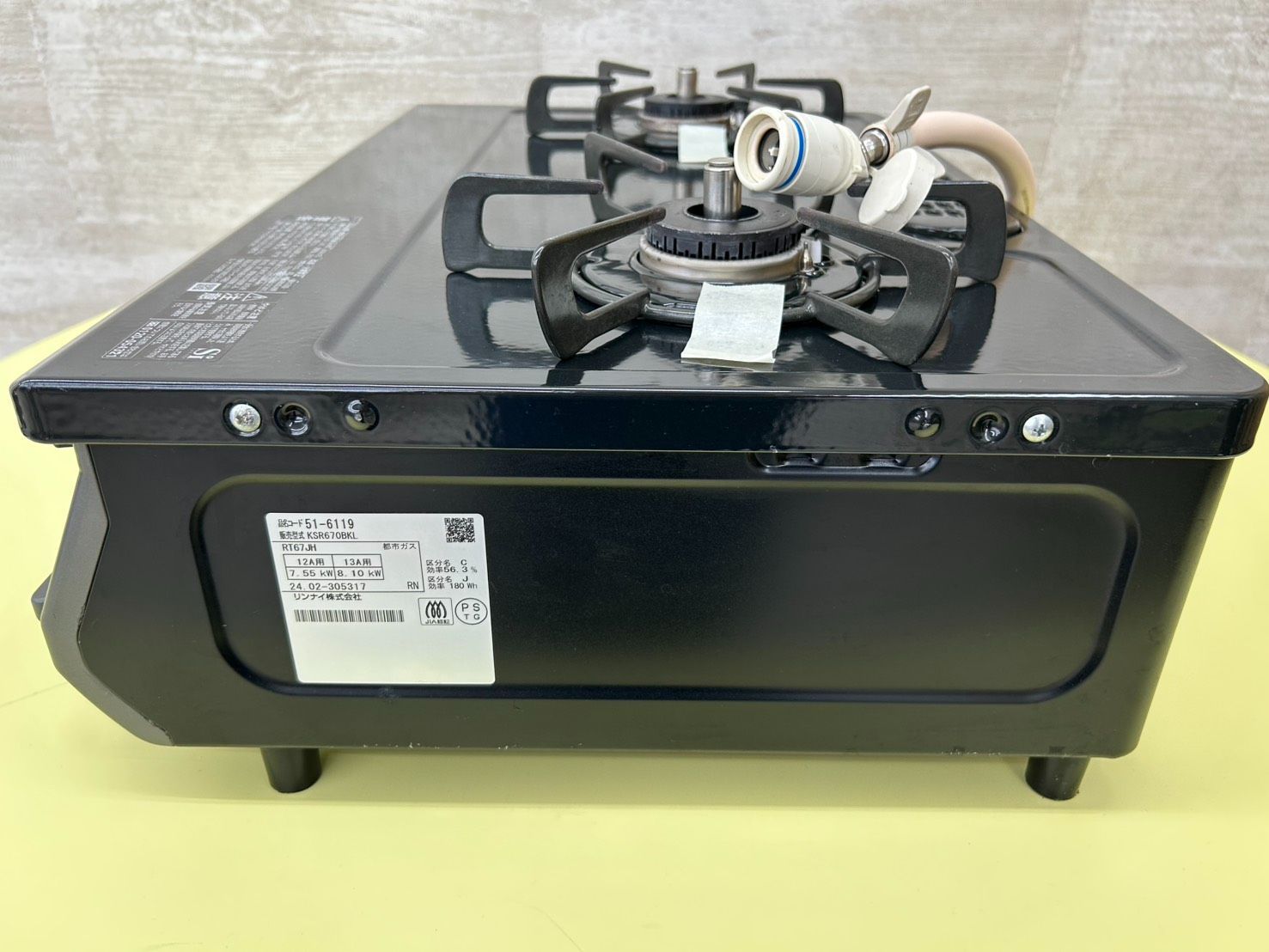 ★リユースのサカイ日立店★HJ9922 Rinnai LPガステーブル  24年製 動作確認／クリーニング済み ☆リユースのサカイ日立店☆HJ9922 Rinnai LPガステーブル 24年製 動作