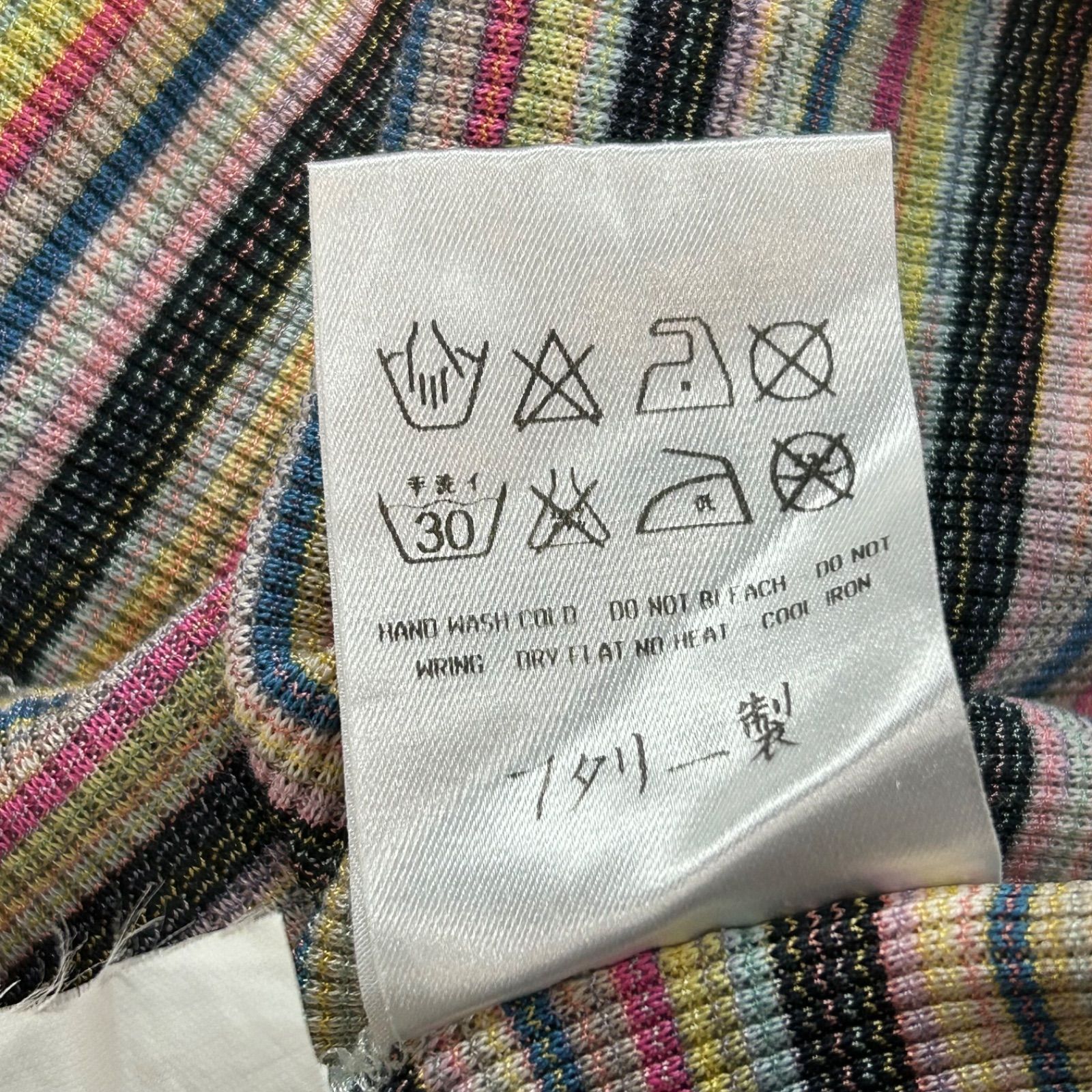 イタリア製 MISSONI SPORTS ミッソーニ スポーツ 半袖 カットソー T 