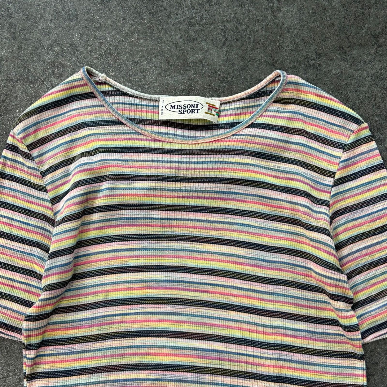 イタリア製 MISSONI SPORTS ミッソーニ スポーツ 半袖 カットソー T 