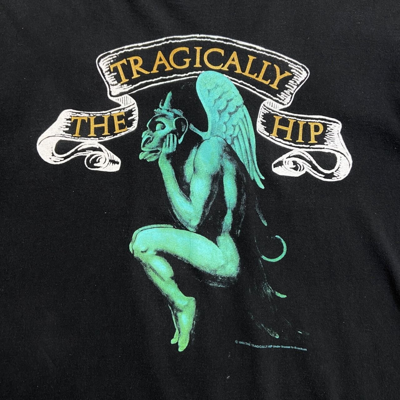 90s THE TRAGICALLY HIP カナダ製 バンドTシャツ L タレントグッズ