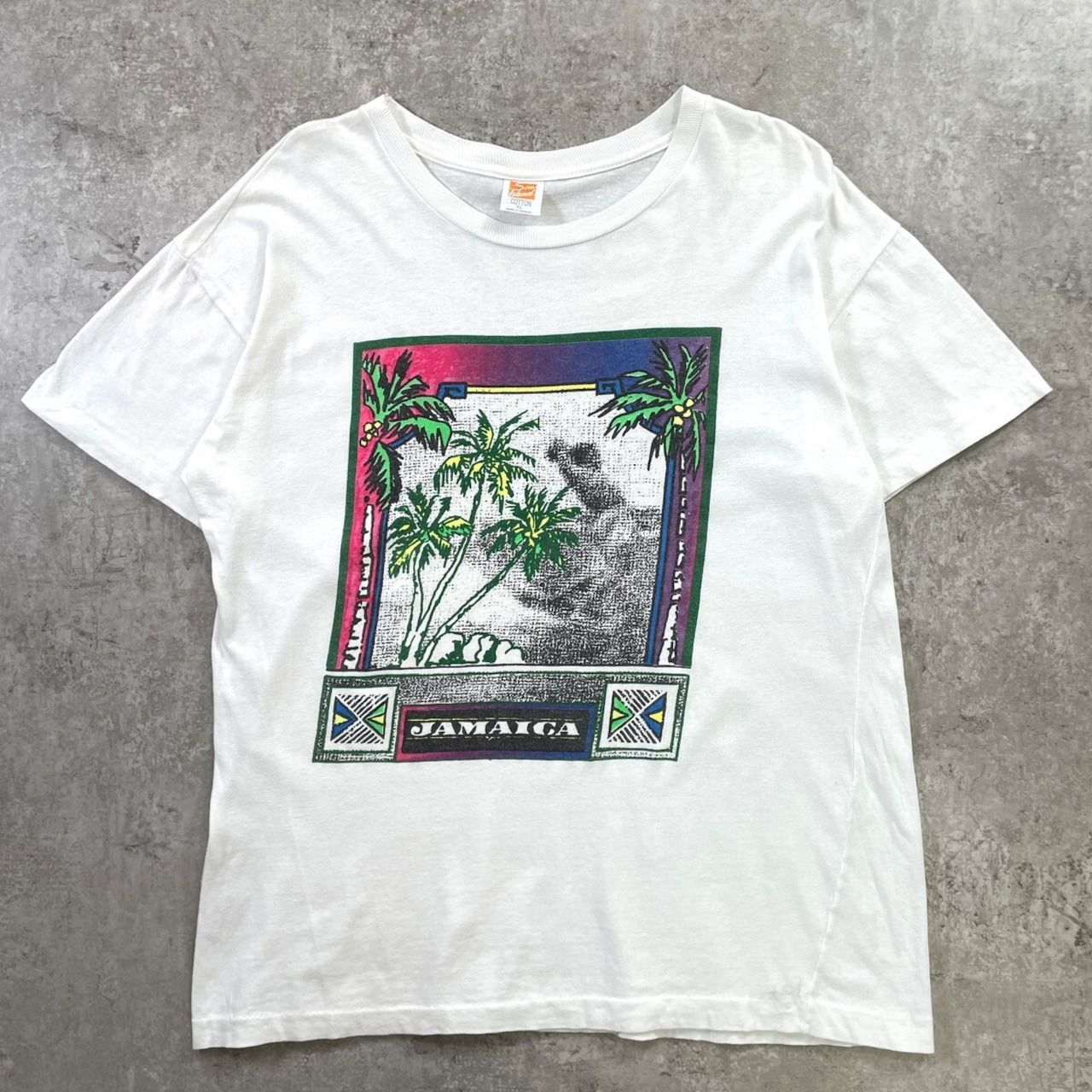 90年代 JAMAICA ジャマイカ スーベニアプリント Tシャツ メンズL 90年代 JAMAICA ジャマイカ スーベニアプリント Tシャツ メンズL