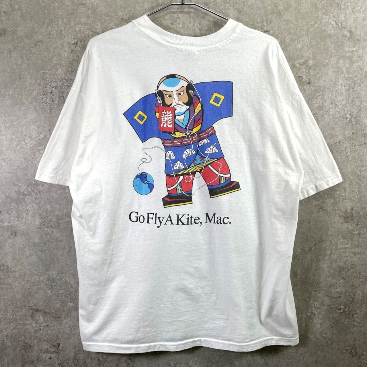 80年代 USA製 Apple Macintosh Arts & Letters プリントTシャツ メンズ 