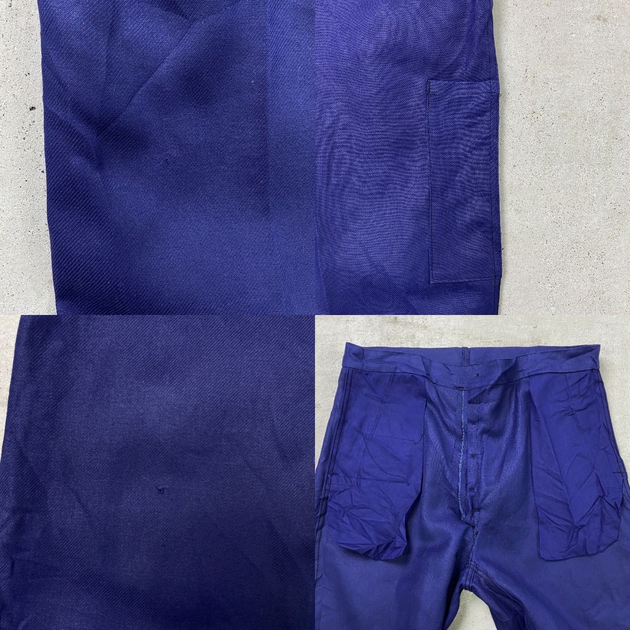 60年代頃 DEADSTOCK NOS Le vetement SANFOR ユーロワーク コットン