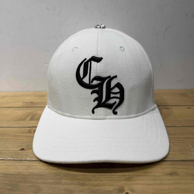 CHROME HEARTS WOOL CH LOGO BASEBALL CAP CHROME HEARTS WOOL CH LOGO BASEBALL CAP