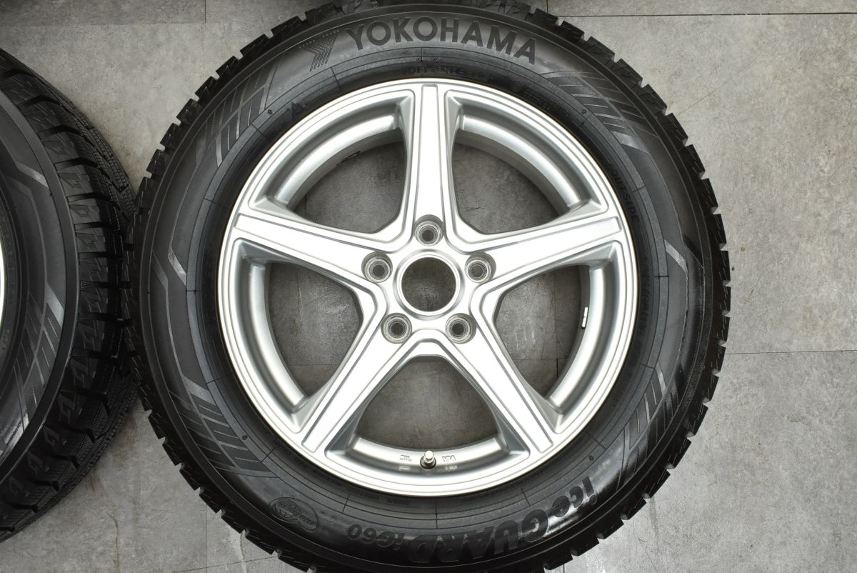 バリ溝】バルミナ 16in 6.5J +38 PCD114.3 ヨコハマ アイスガード iG60 