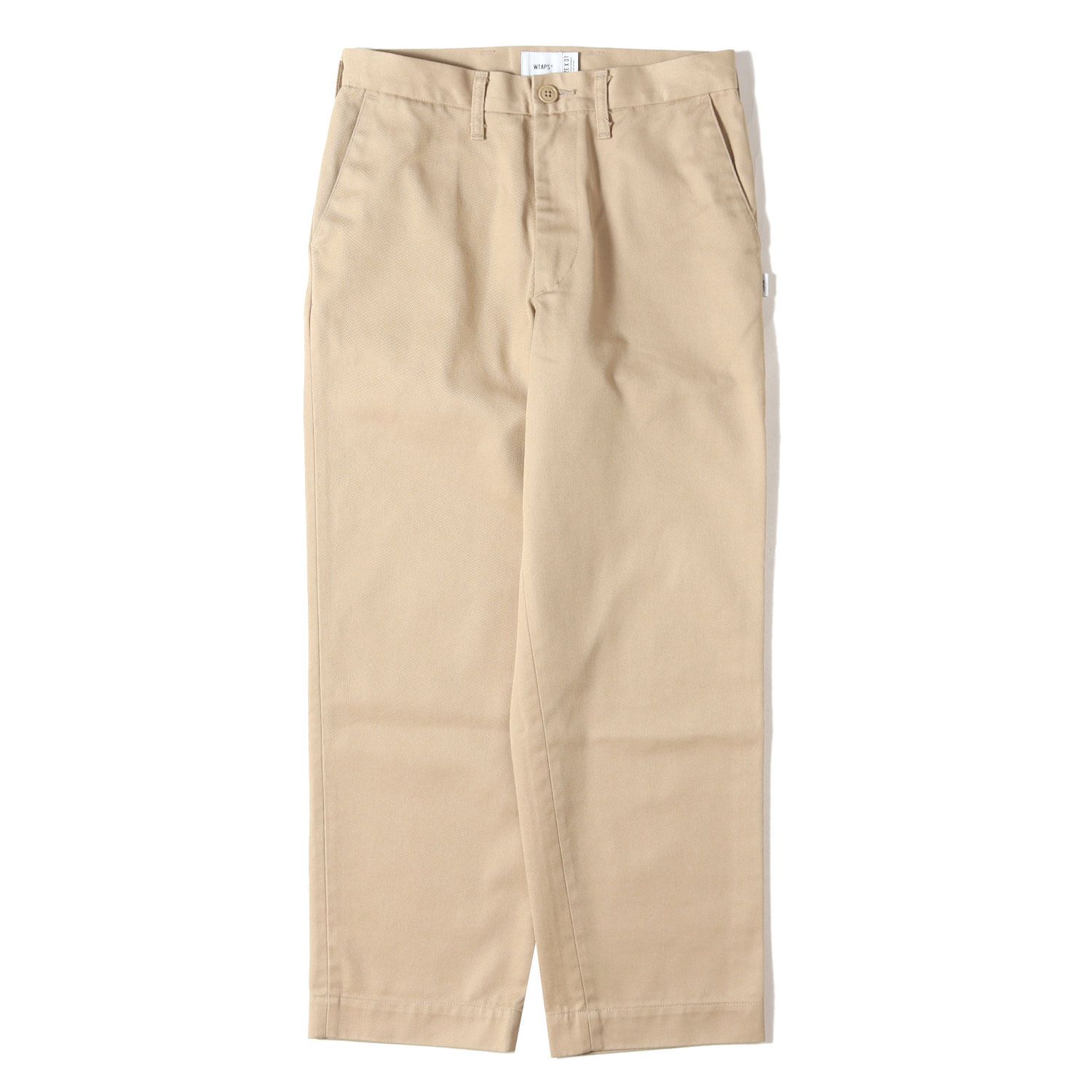 美品】WTAPS ダブルタップス パンツ ベージュ サイズ:S | 22SS T/C 