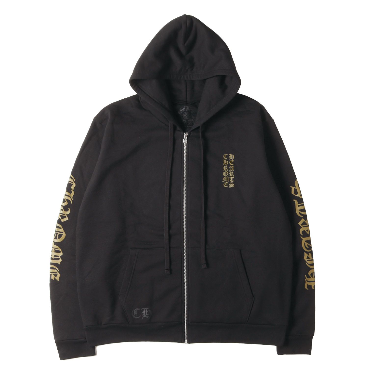 新品】CHROME HEARTS クロムハーツ パーカー ブラック 黒 サイズ:L