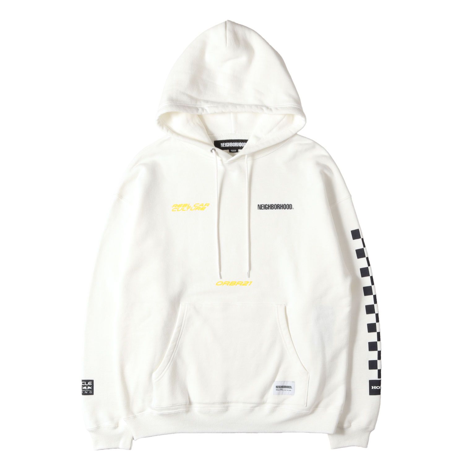 【新品同様】NEIGHBORHOOD ネイバーフッド パーカー ホワイト 白 サイズ:M | 25SS ×Oracle Red Bull Racing ×HONDA スウェットパーカー(SWEAT HOODIE LS) | トップス フーディー【メンズ】【中古】 新品同様】NEIGHBORHOOD ネイバーフッド パーカー ホワイト 白 サイズ