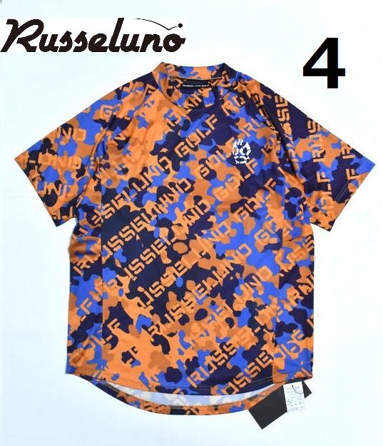 定価2万4200円】新品 ラッセルノ ゴルフ リフレクター ロゴ S/S 定価2万4200円】新品 ラッセルノ ゴルフ リフレクター ロゴ S/S