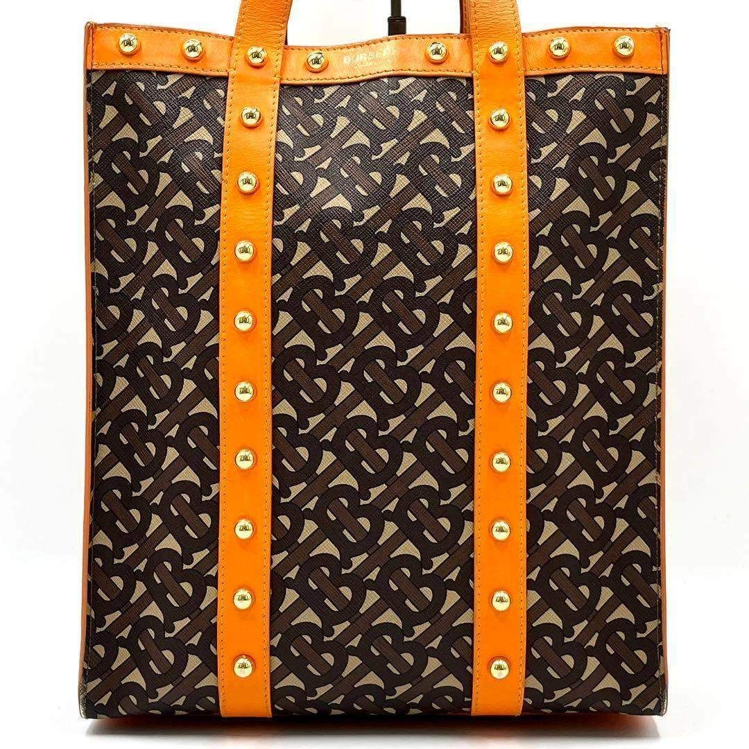 Burberry 2wayトートバッグ　モノグラム 美品 正規品 BURBERRY バーバリー トートバッグ 2way モノグラム TB