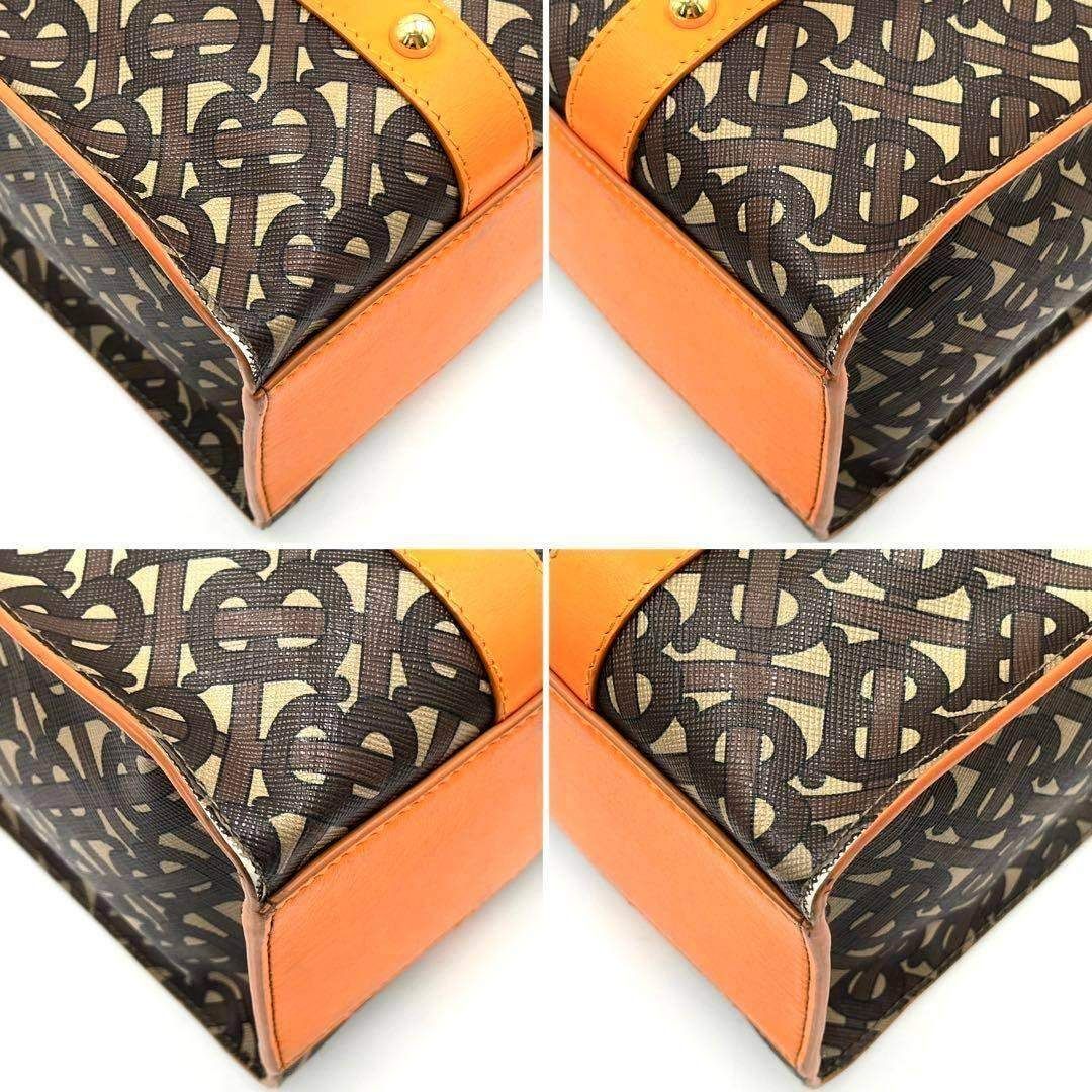 美品 正規品 BURBERRY バーバリー トートバッグ 2way モノグラム TB