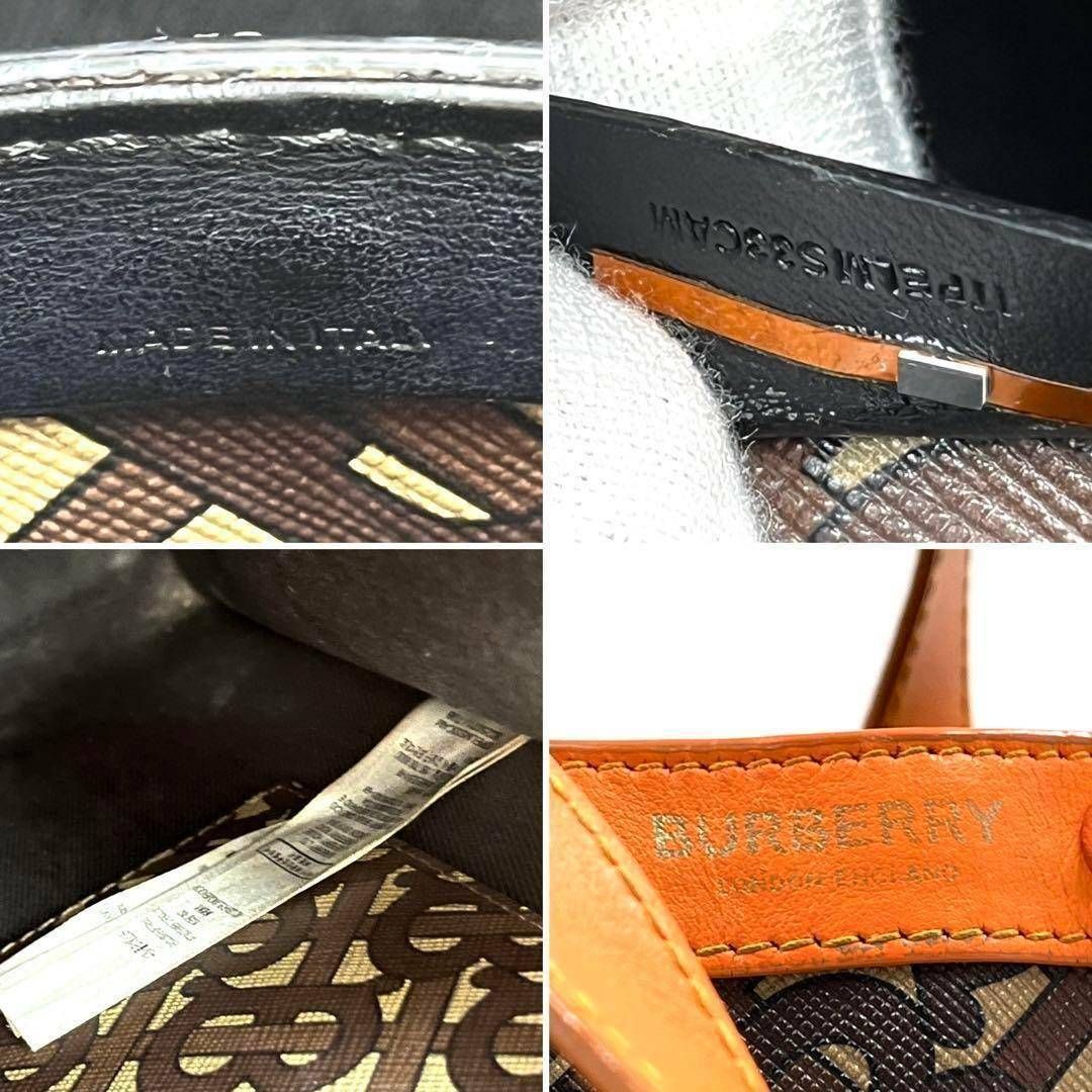 美品 正規品 BURBERRY バーバリー トートバッグ 2way モノグラム TB