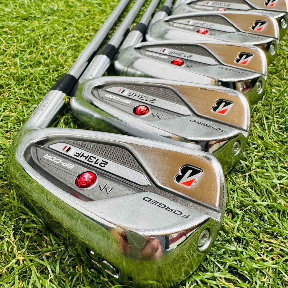 【良品】初心者推奨 ブリヂストン 213HF メンズアイアンセット 5本 S 良品】初級者 ブリヂストン 213HF メンズアイアンセット 5本 S - メルカリ