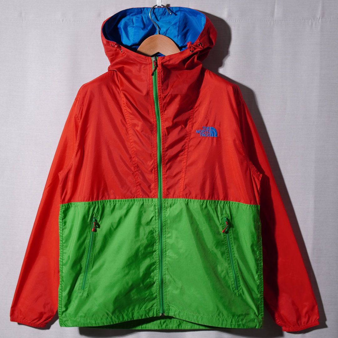 ノースフェイス THE NORTH FACE ナイロンジャケット M グリーン レッド