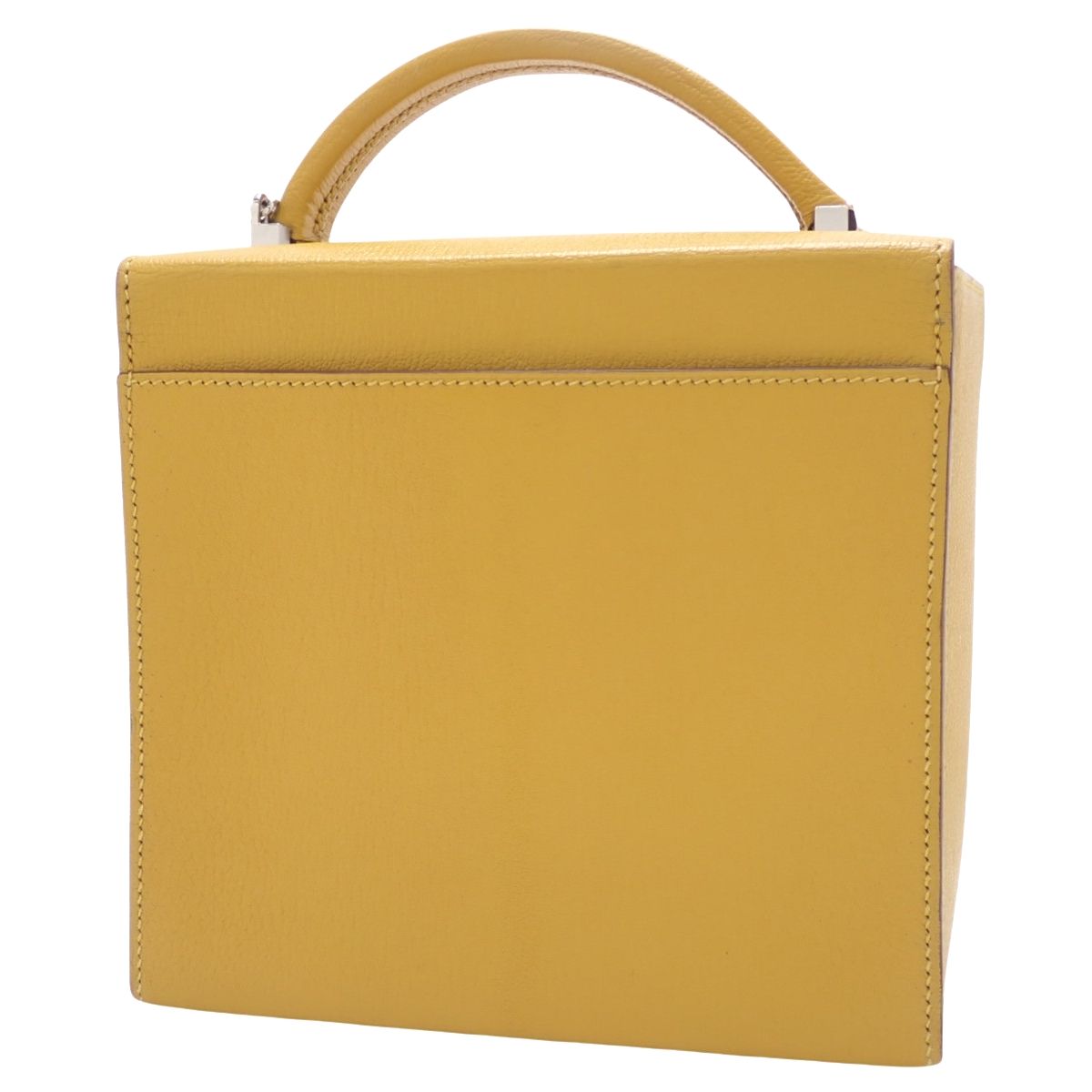 HERMES(エルメス) シネティック ジョーヌアンブル イエロー黄 シェーブル パラジウム金具 シルバー金具 C刻印 ショルダーバッグ チェーンショルダー 肩掛け ハンドバッグ レディース 40802168243【アラモード】 HERMES(エルメス) シネティック ジョーヌアンブル イエロー黄