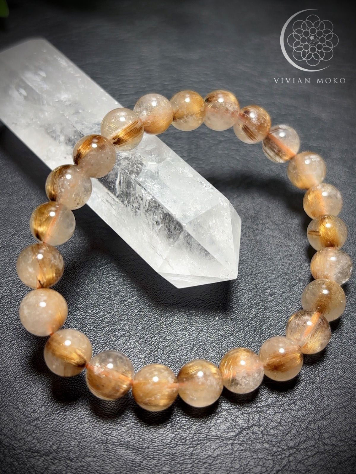 ?天然石✨️高品質✨️《虎のような金針が走る希少ルチル｜成功者に 