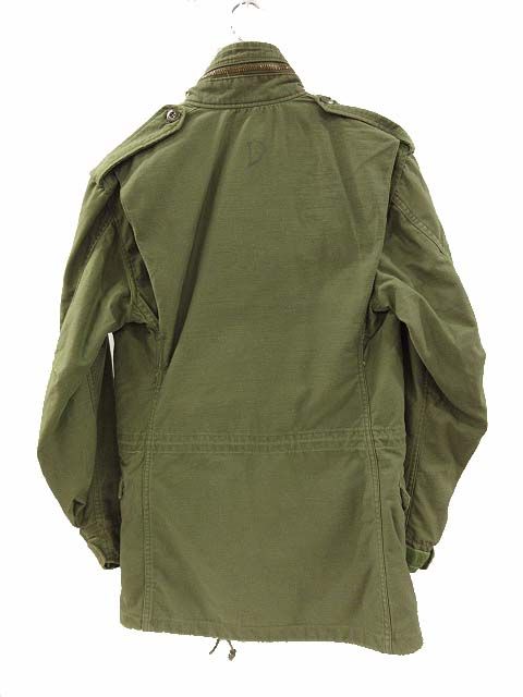 美品 80s 米軍 3rd M65 ブラスジップ フィールドジャケット M-L ヴィンテージ VINTAGE U.S.ARMY 80s M-65 フィールドジャケット 3rd