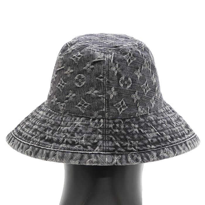 美品】LOUIS VUITTON ルイ・ヴィトン モノグラムデニムバケットハット